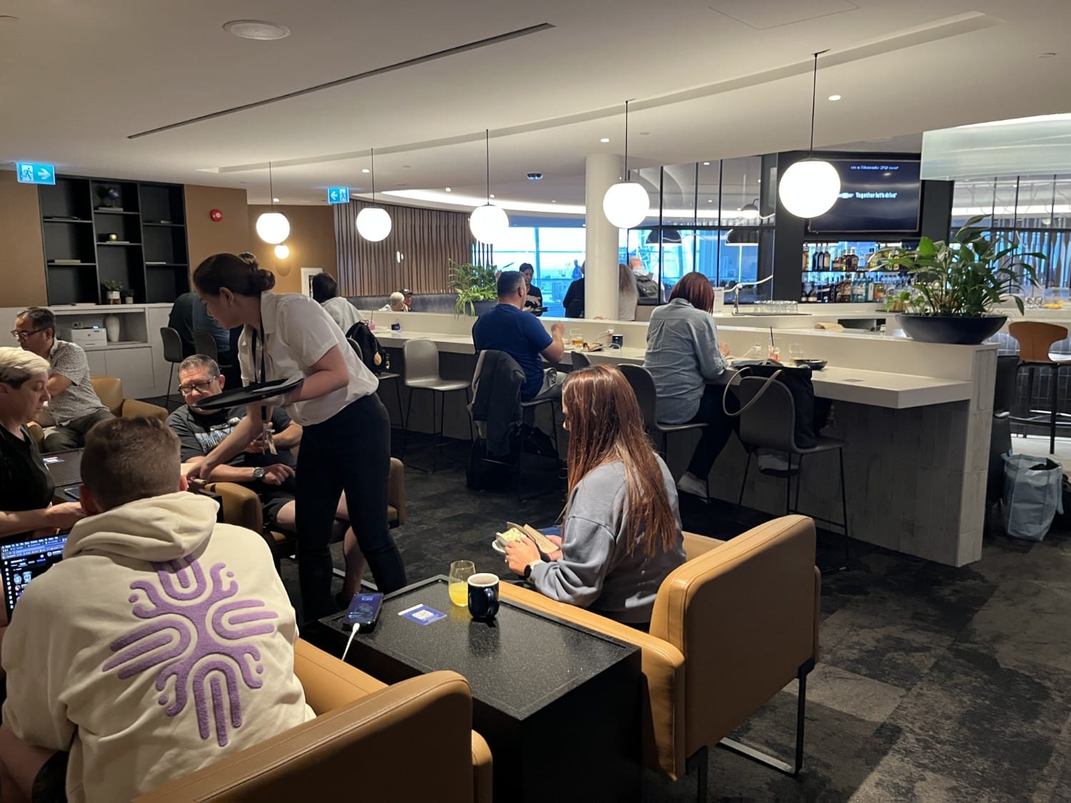 WestJet Elevation Lounge via des options de sièges