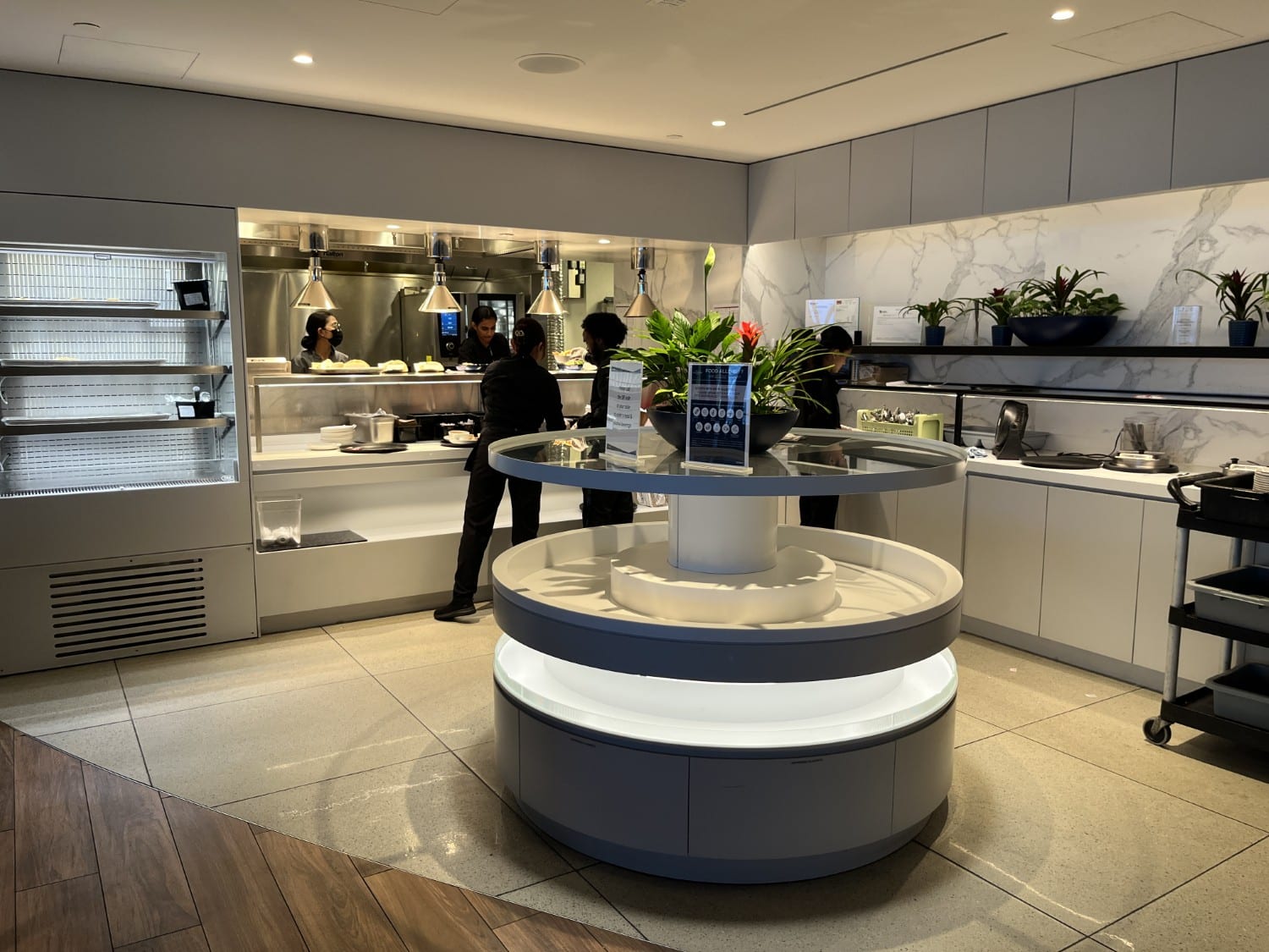 Zone de peinture alimentaire de WestJet