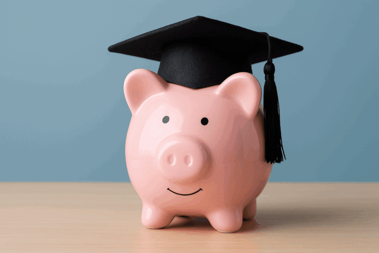 best student banking accounts piggy bank with mortarboard hat