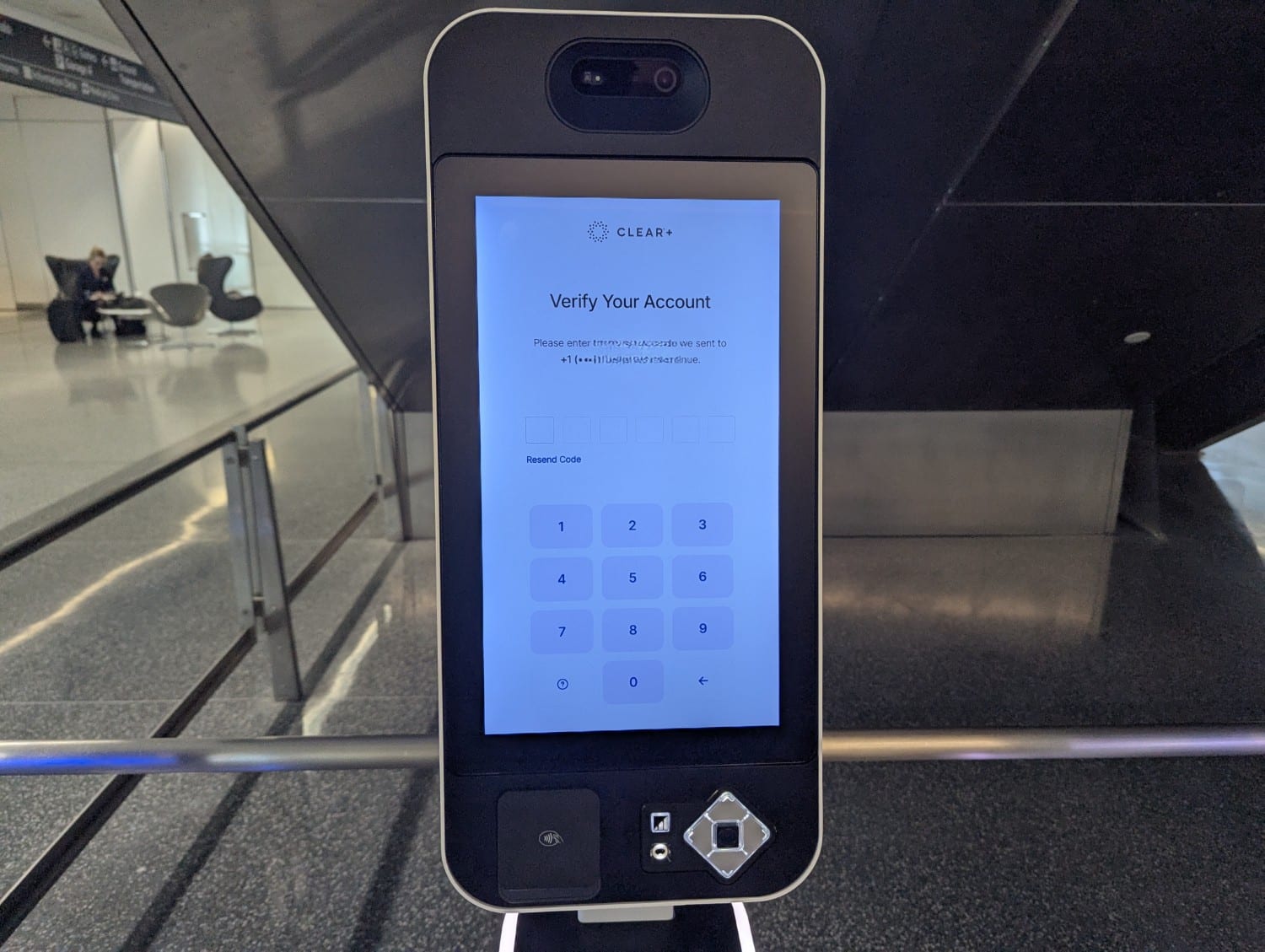 clear+ enrollment phone verification