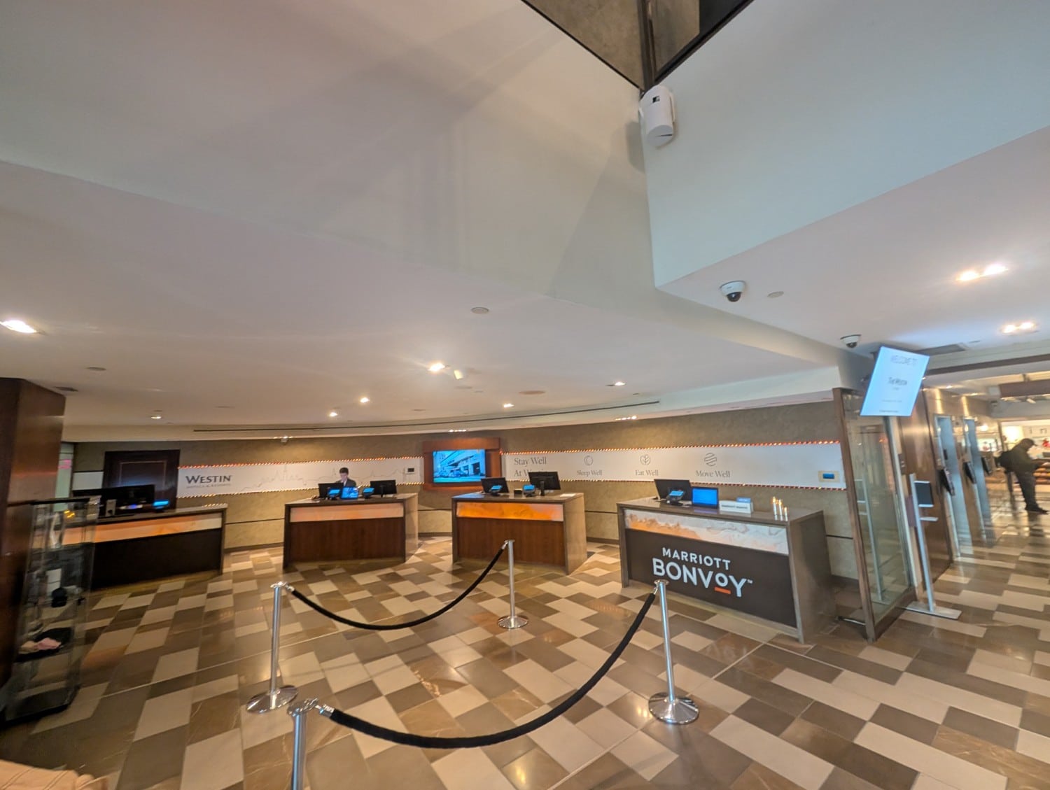 the westin ottawa check-in desks