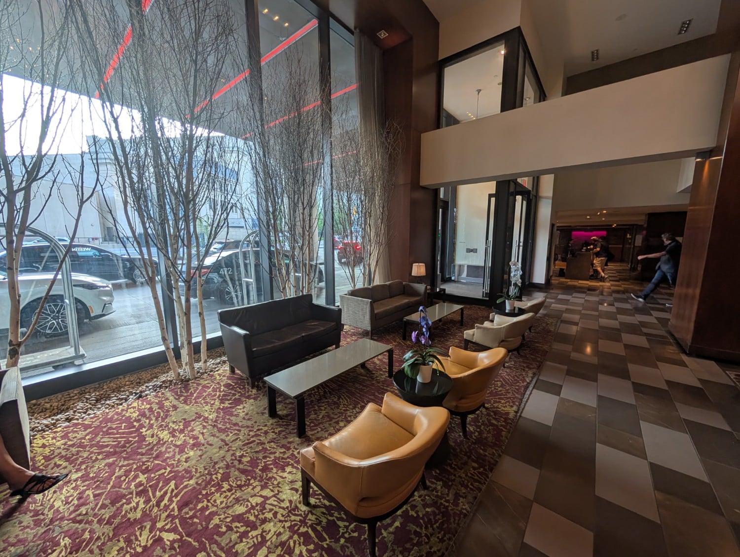 the westin ottawa lobby area