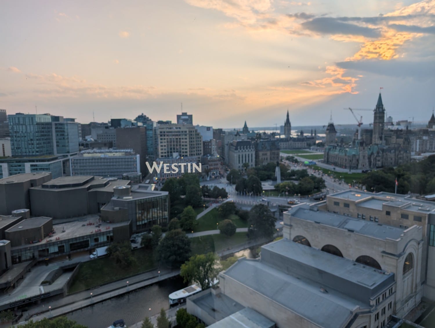 the westin ottawa view from room 1