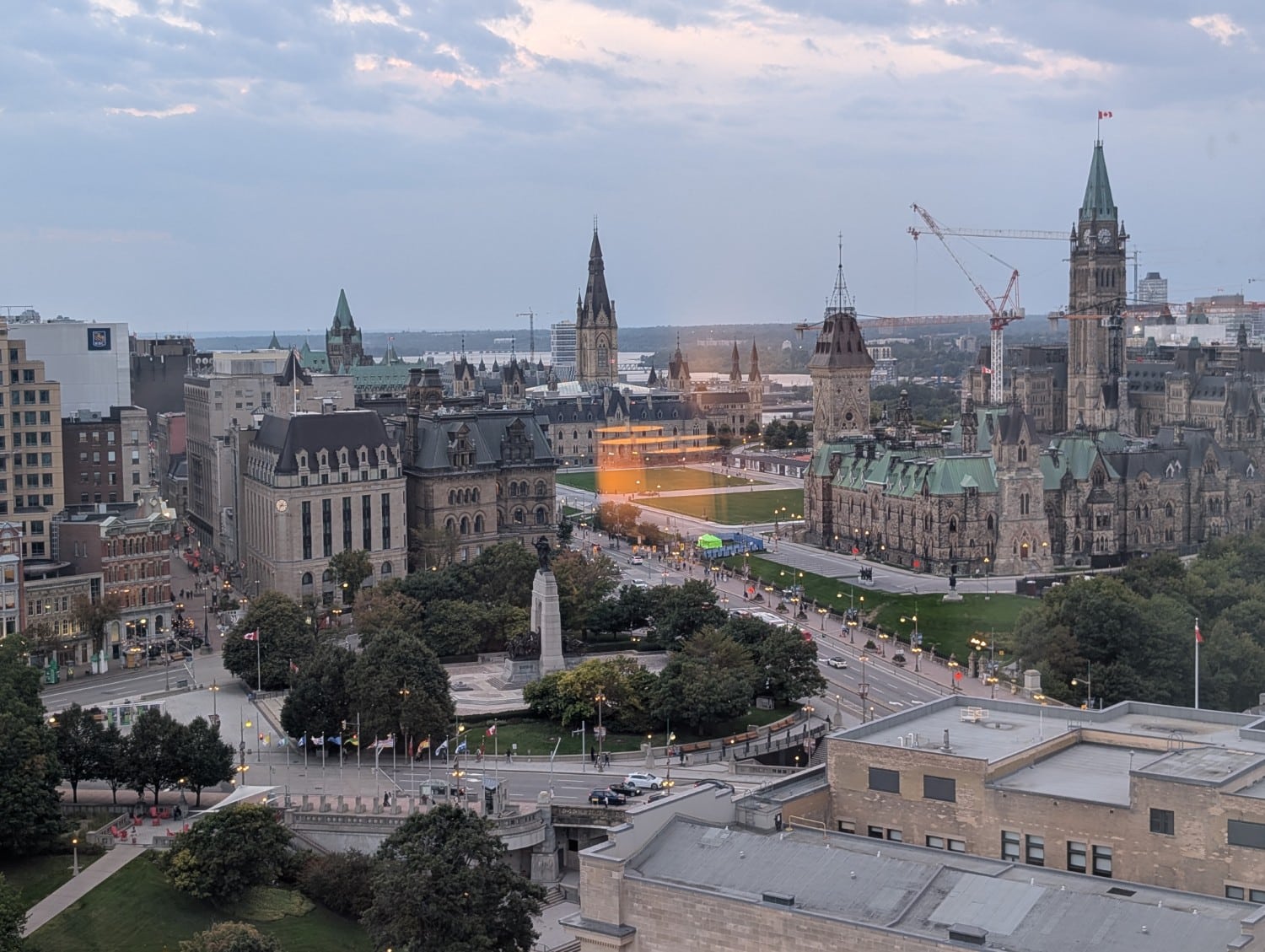 the westin ottawa view from room 2