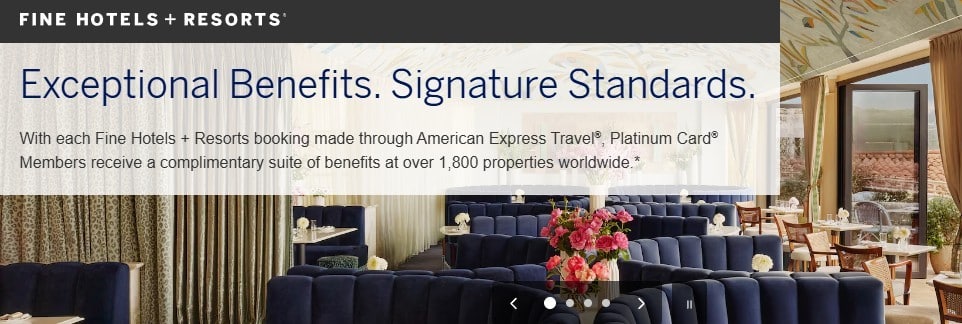 american express fine hotels and resorts banner