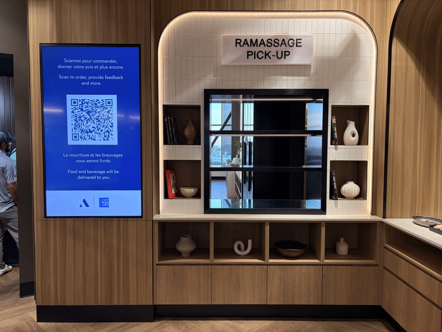 aspire amex lounge montreal yul pick-up station