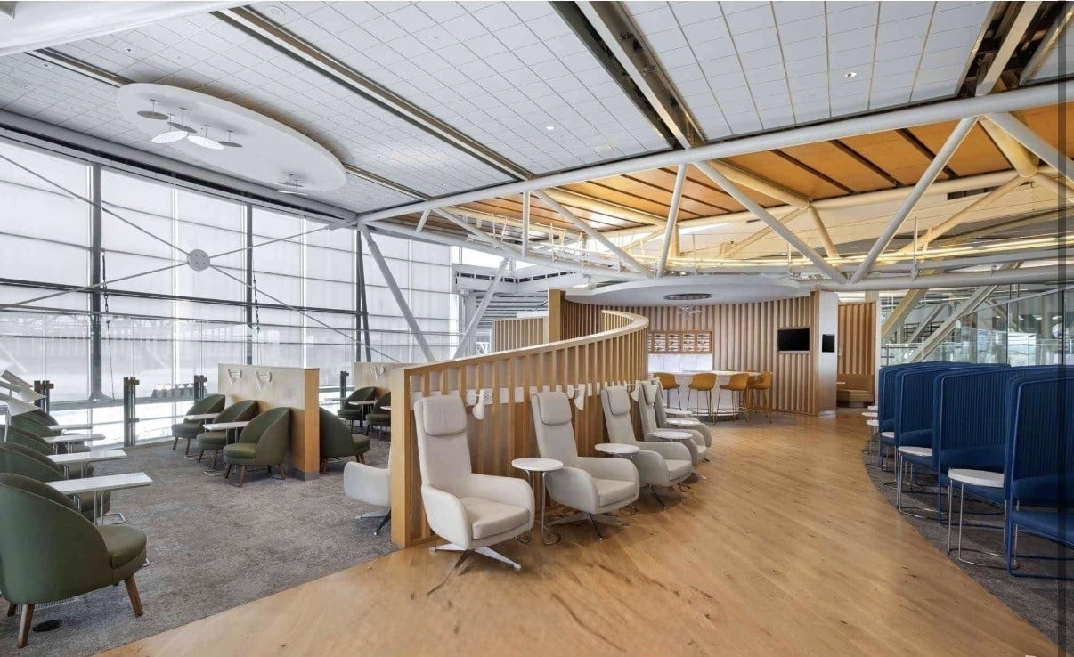 Salon VIP Skyteam à l'aéroport de Vancouver YVR