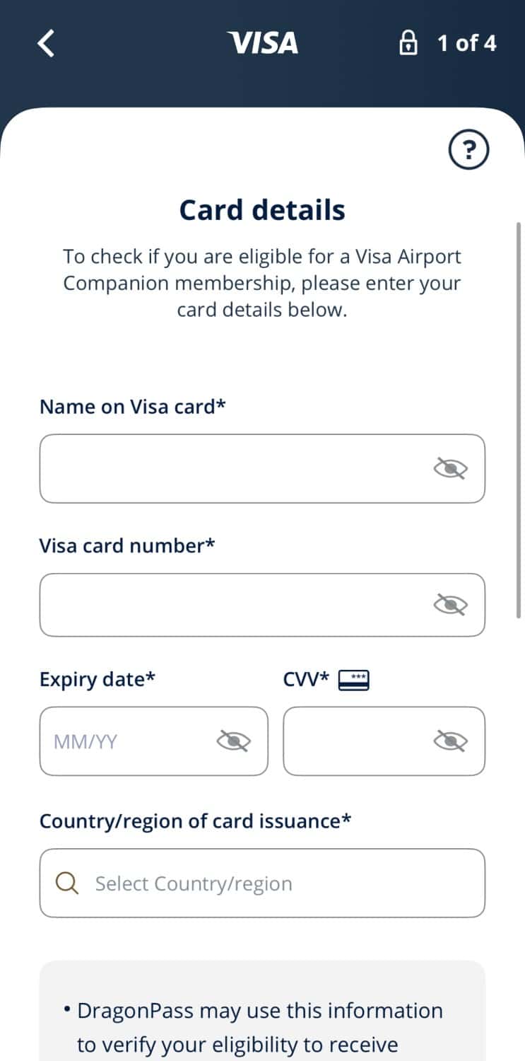 Rafiq Airport Airport Application Registration Credit Card Détails