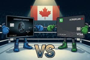 amex cobalt vs td aeroplan visa infinite boxing ring battle