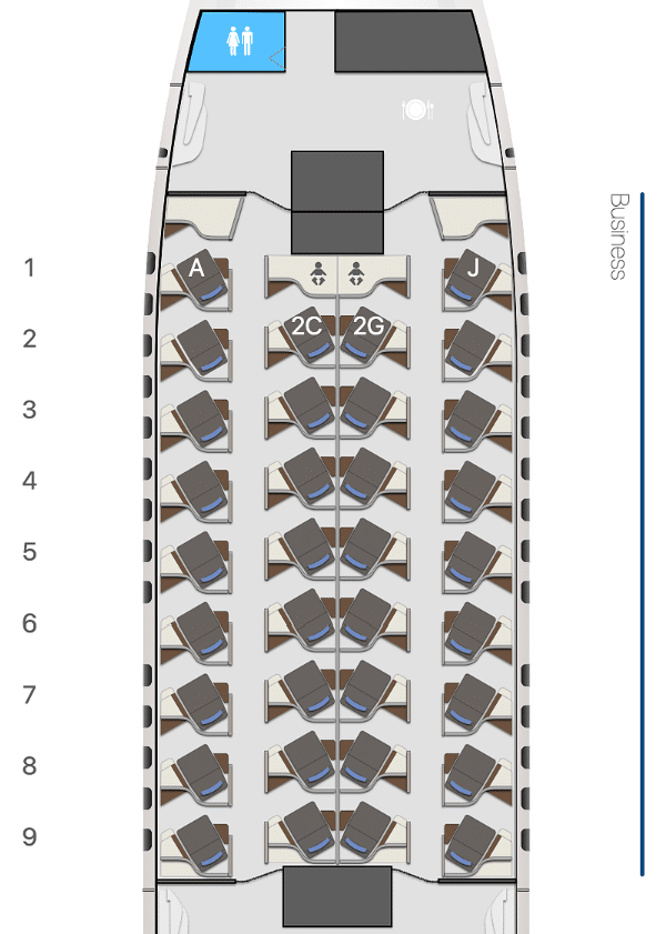 hawaiian airlines first class leihoku suites 787-9 seat map