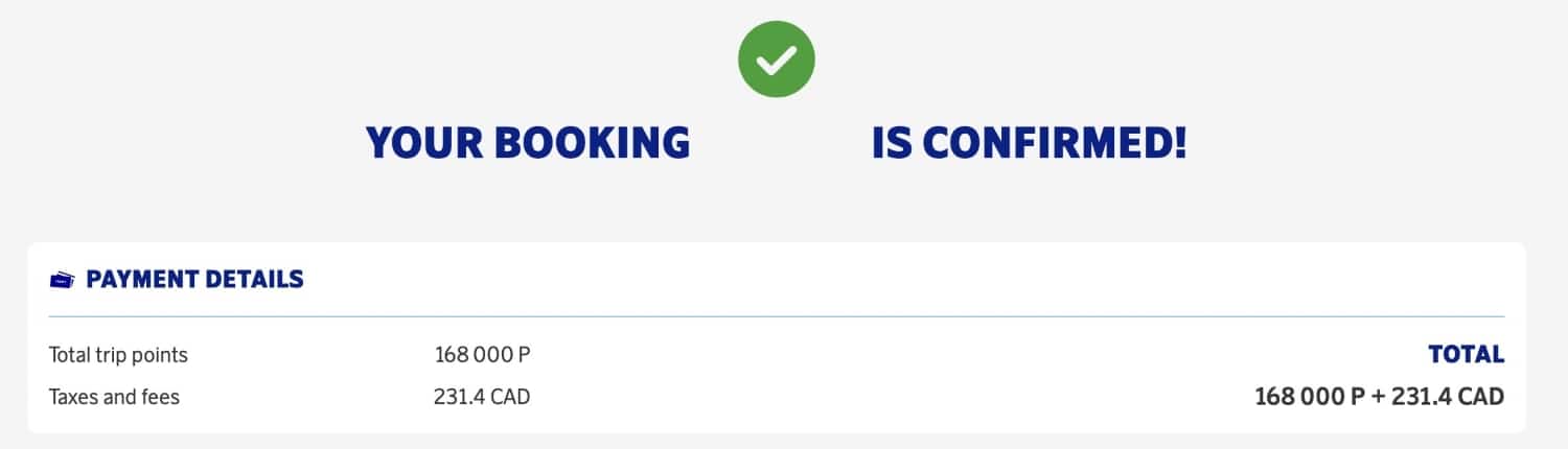 kenya airways business class booked with sas miles total cost including points and taxes and fees