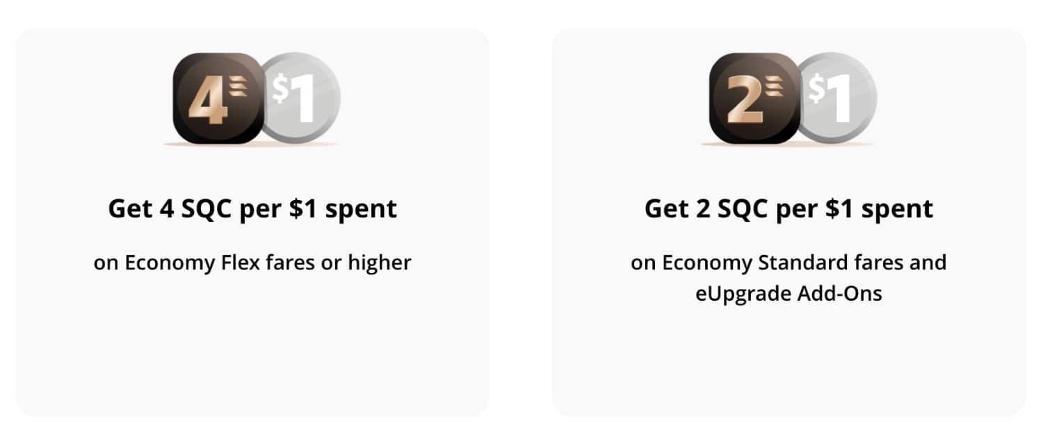 earn aeroplan status qualifying credits on flights and eupgrade add-ons