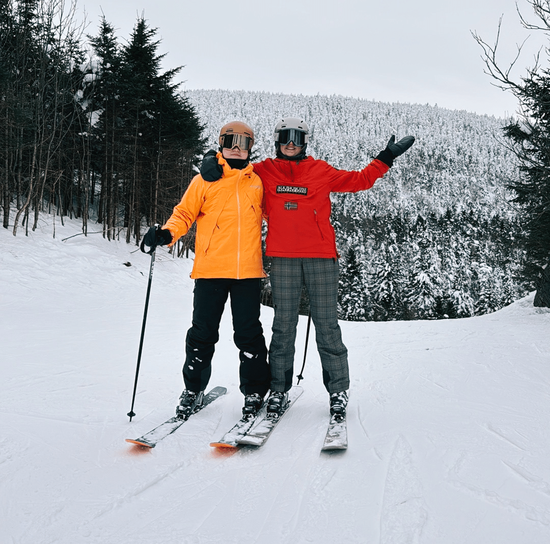 quentin ski trip picture