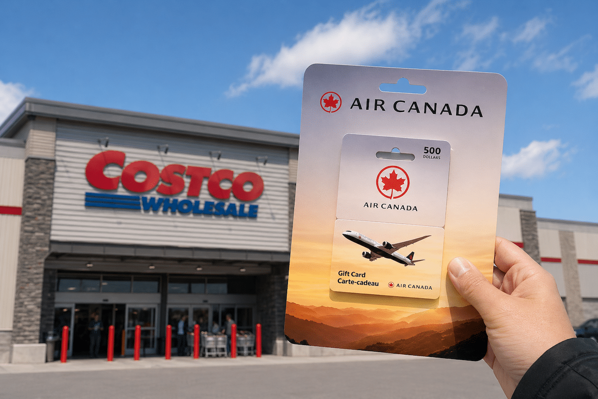costco air canada gift card $500 with $50 off