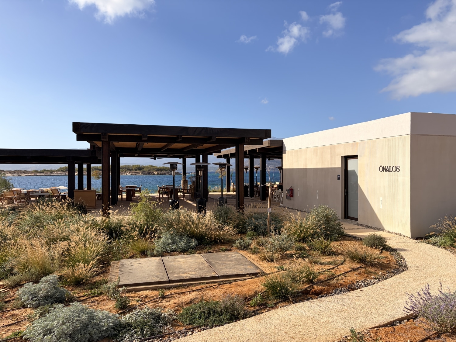 jw marriott crete onalos restaurant exterior