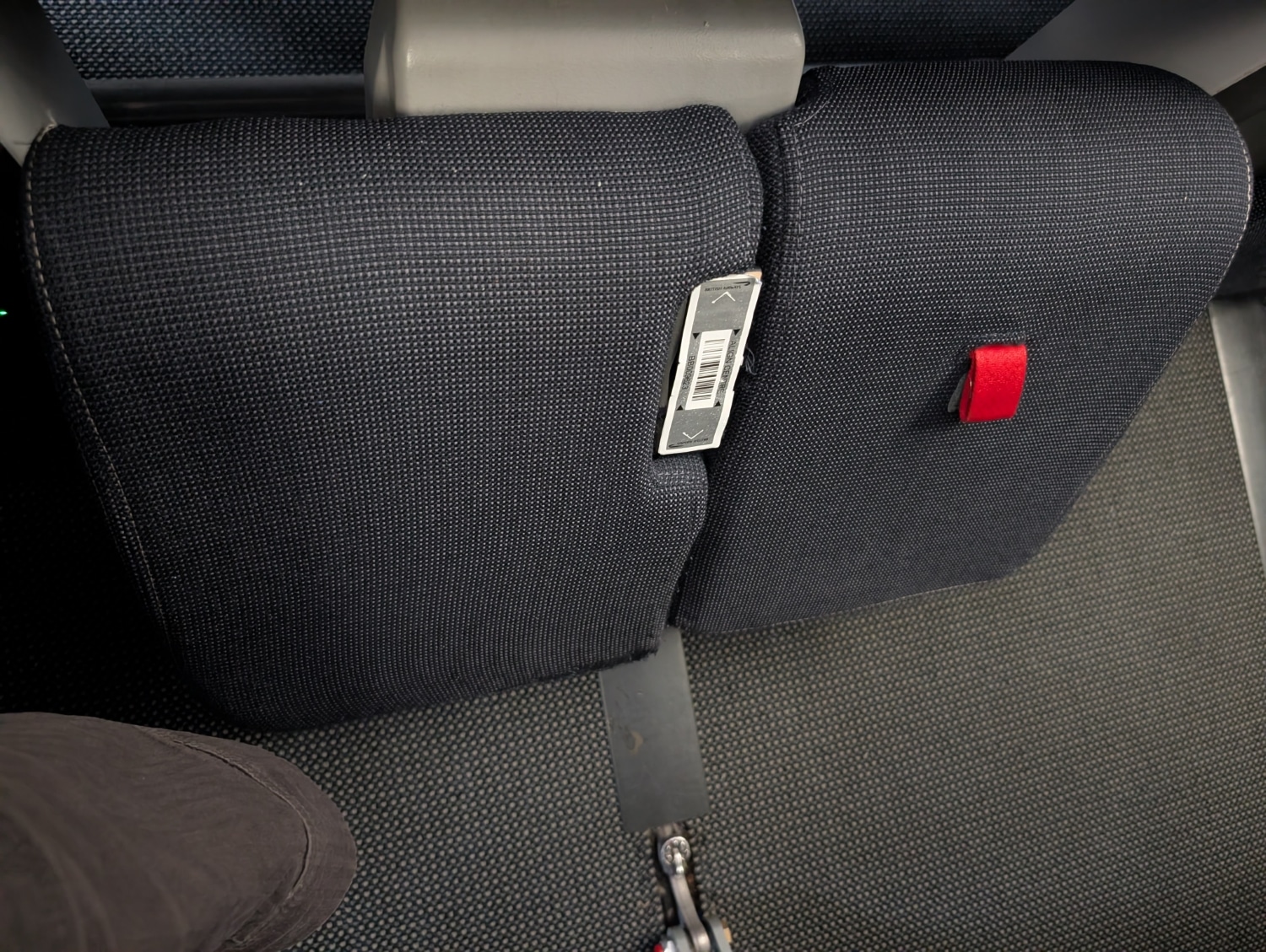 british airways premium economy elevated foot rest