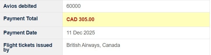 british airways premium economy redemption cost with taxes and fees and avios pricing