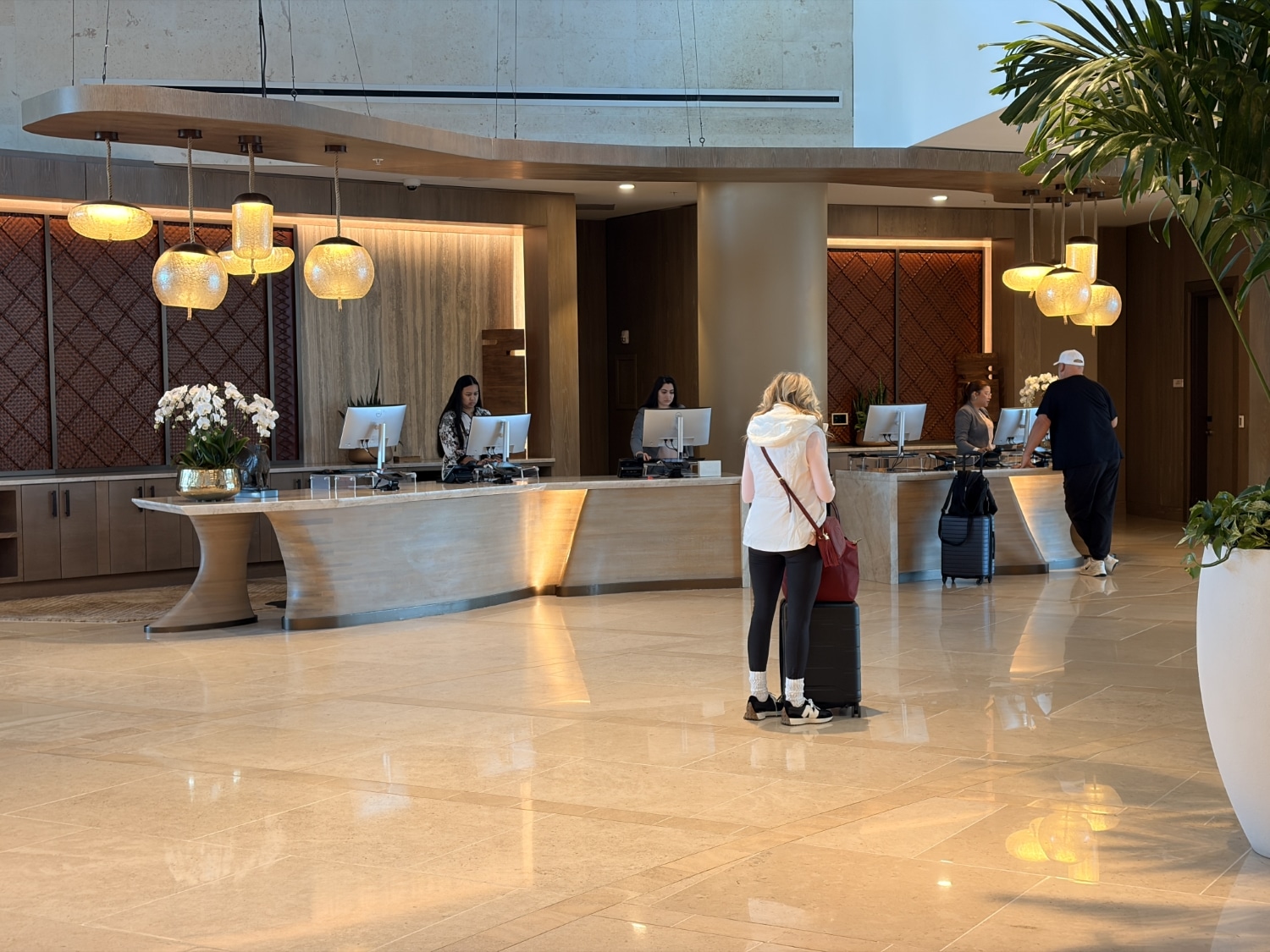 jw marriott orlando bonnet creek resort check-in desks