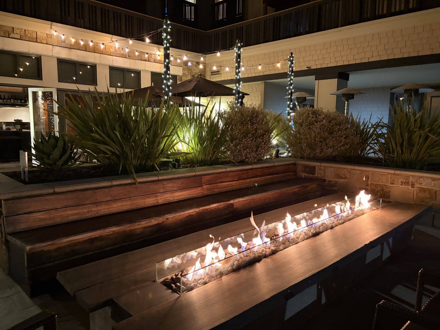 westin verasa napa outdoor fire pit