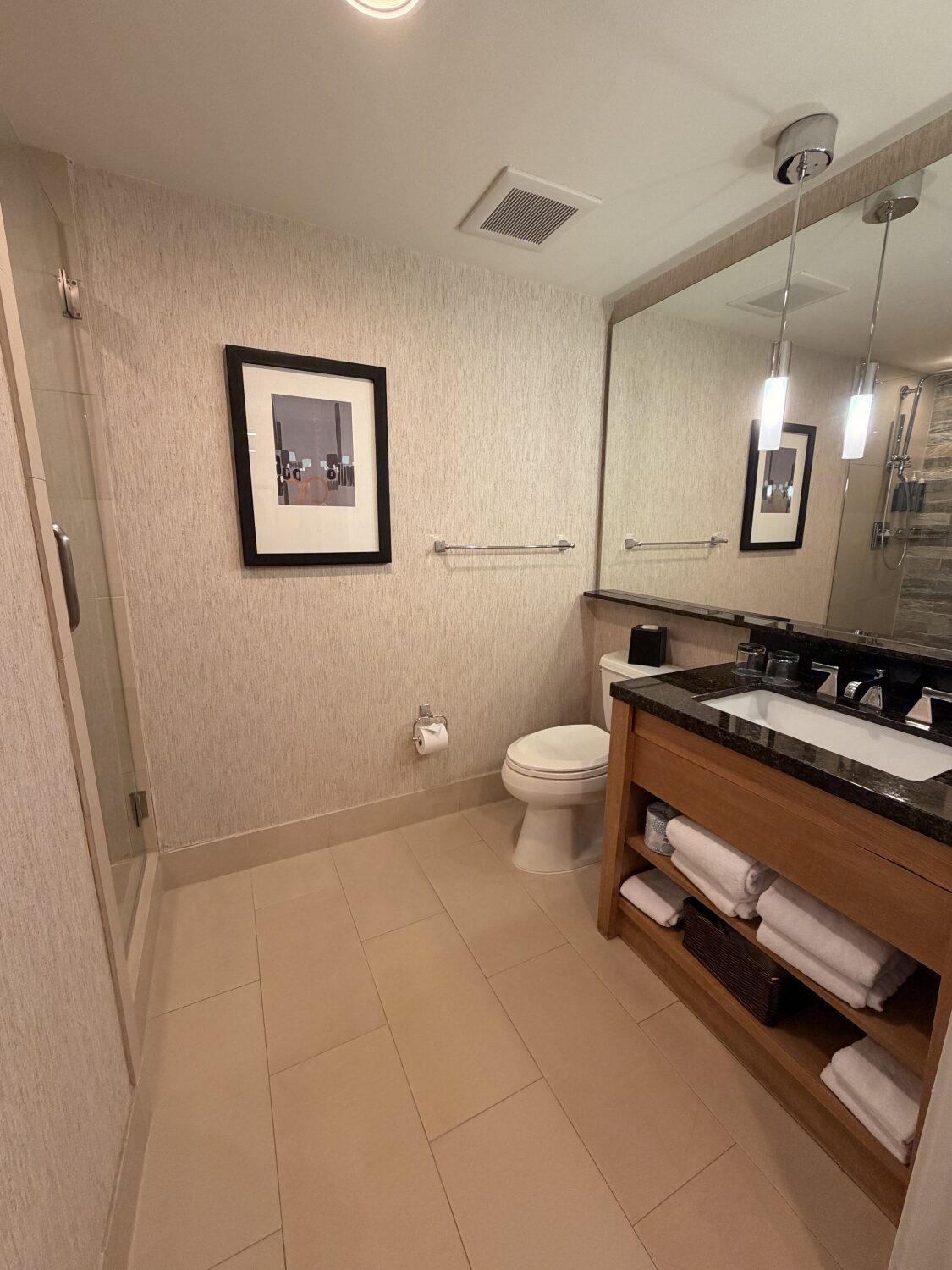 westin verasa napa premium 1 bedroom suite powder room interior