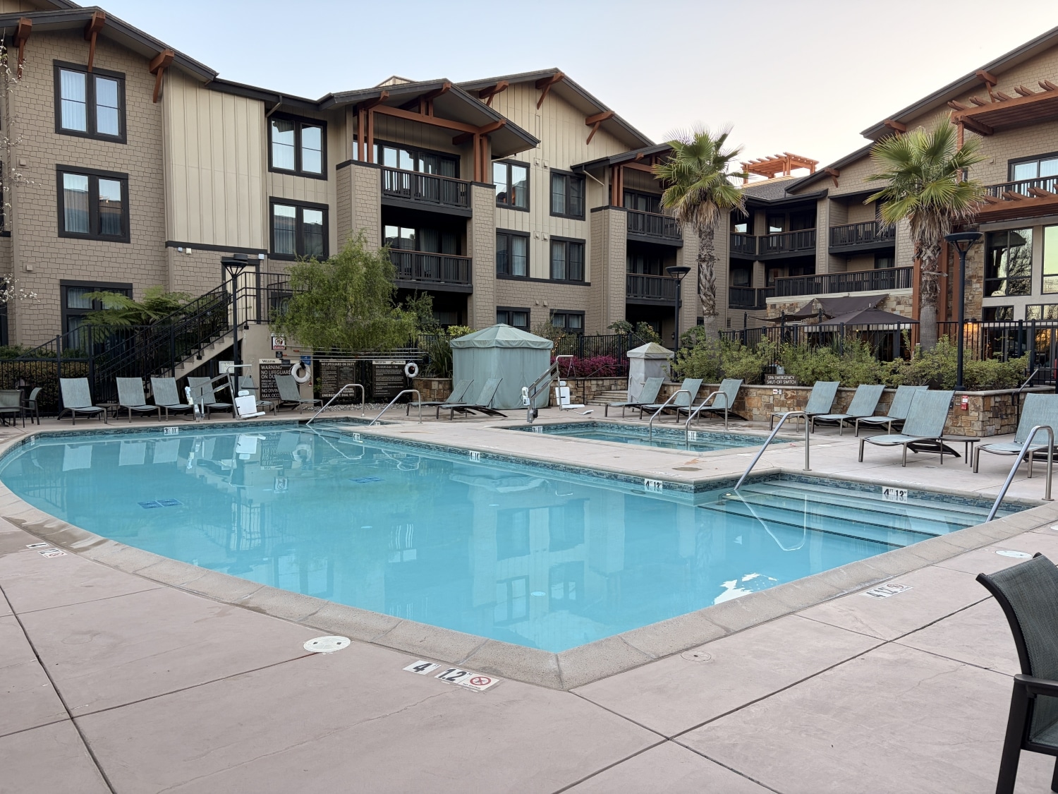 westin verasa napa saltwater pool