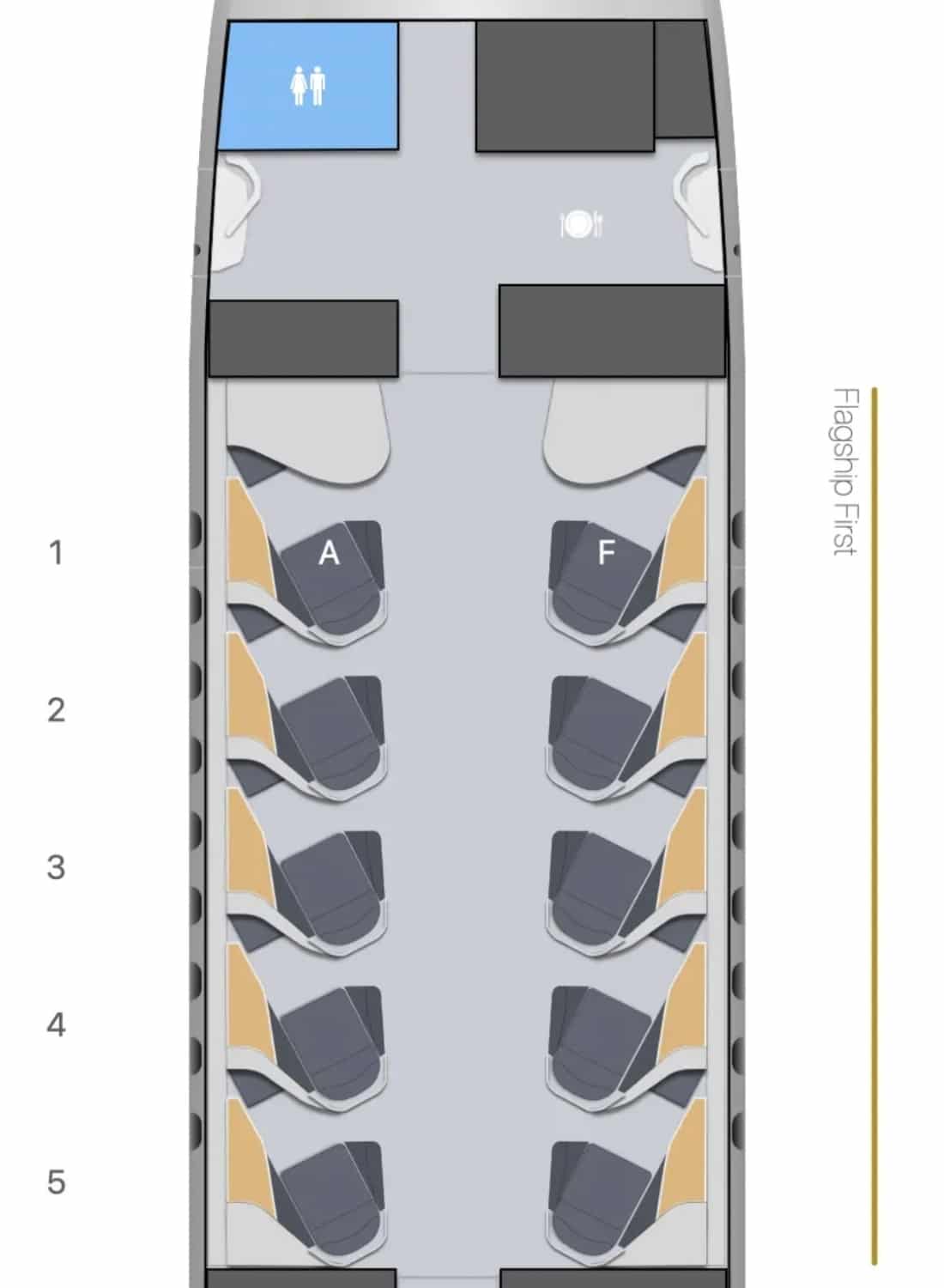 american airlines flagship first class seat map
