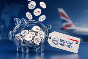 buying british airways avios with falling avios coins piggy bank