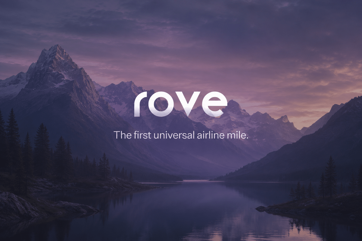 rove the first universal airline mile alternate mountain background