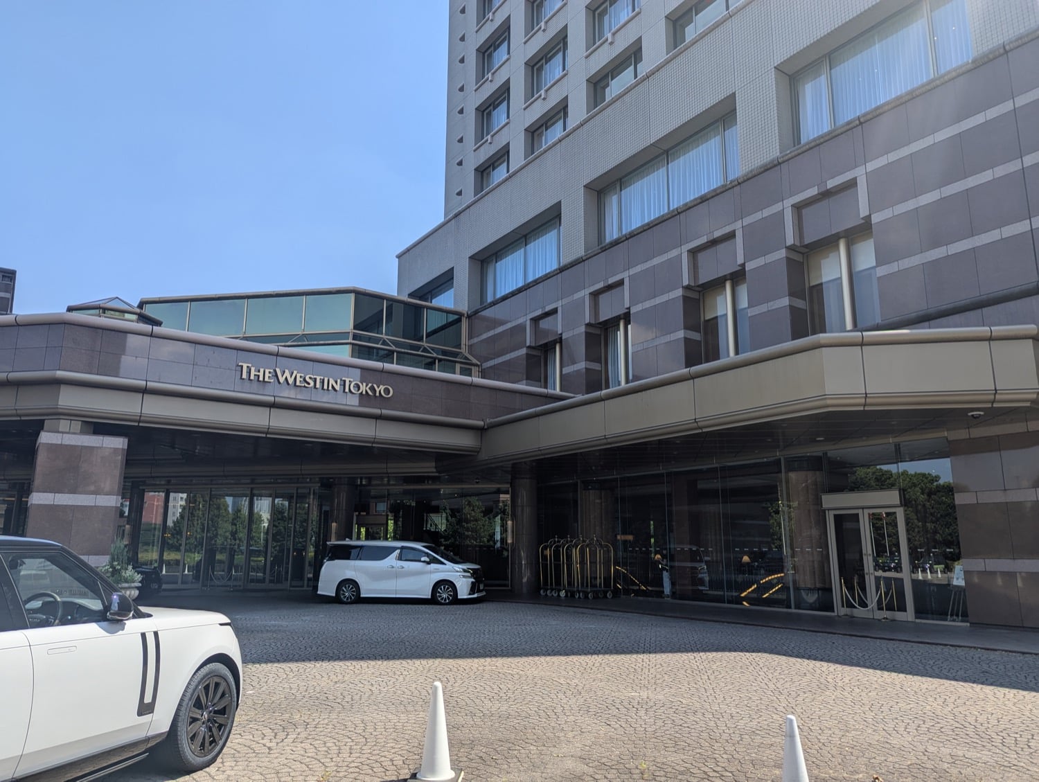 The Westin Tokyo hotel exterior.