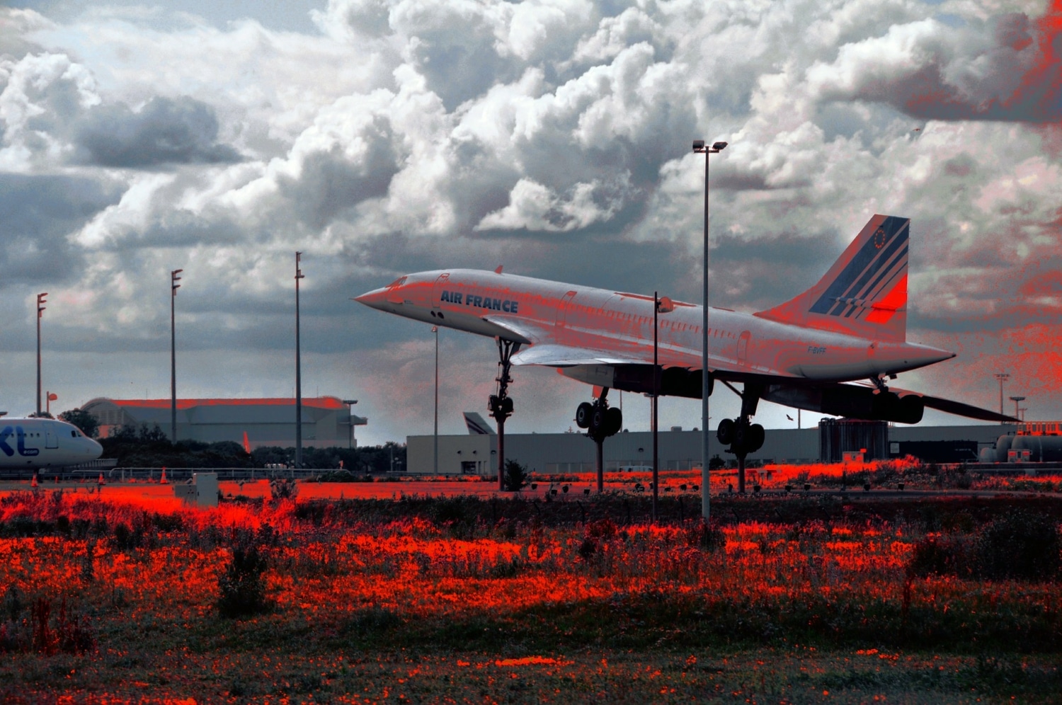air france airplane taking off