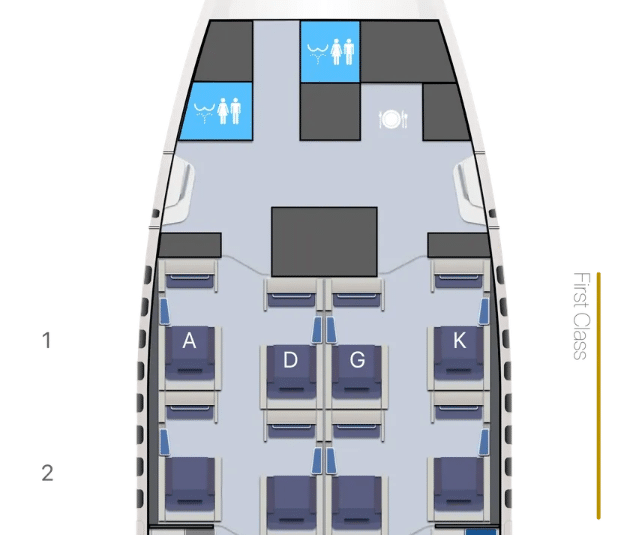 ana first class seatmap on boeing 777-300er