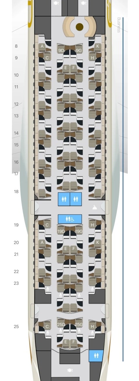 etihad airways business class a380 seat map