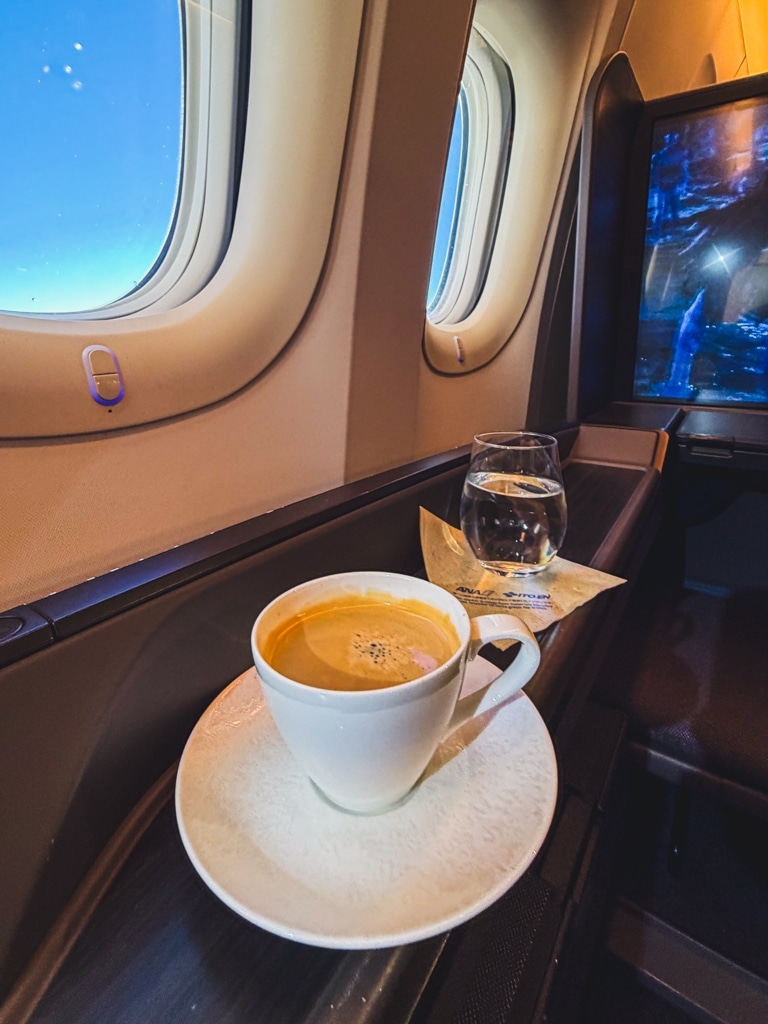 ana the suite first class cup of espresso