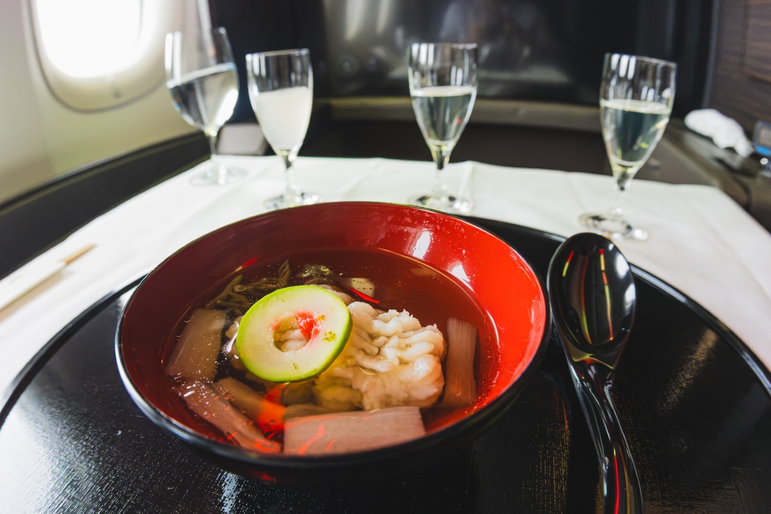 ana the suite first class pike conger soup