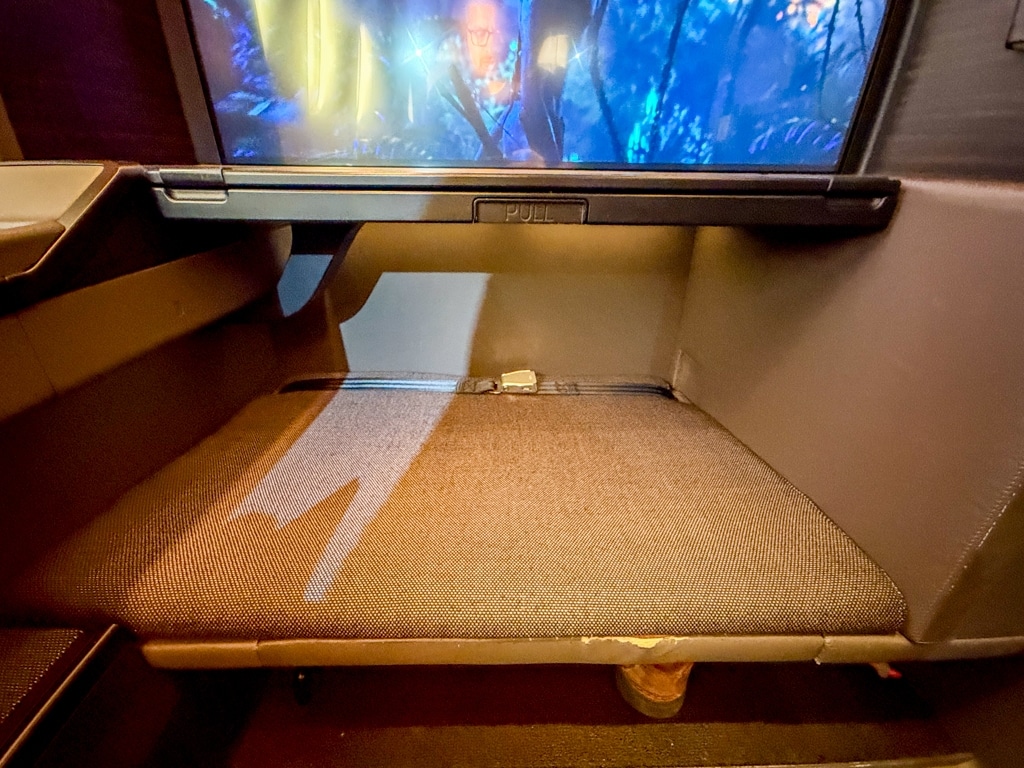 ana the suite first class storage below entertainment console
