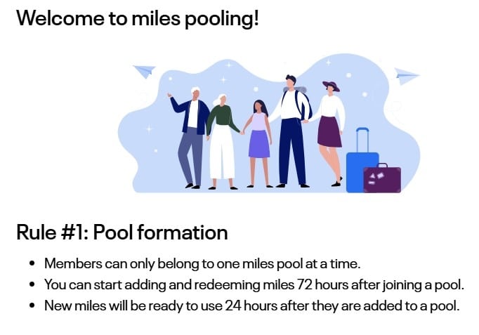 united airlines mileageplus pooling rules