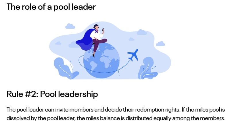 united mileageplus pooling rules for pool leader