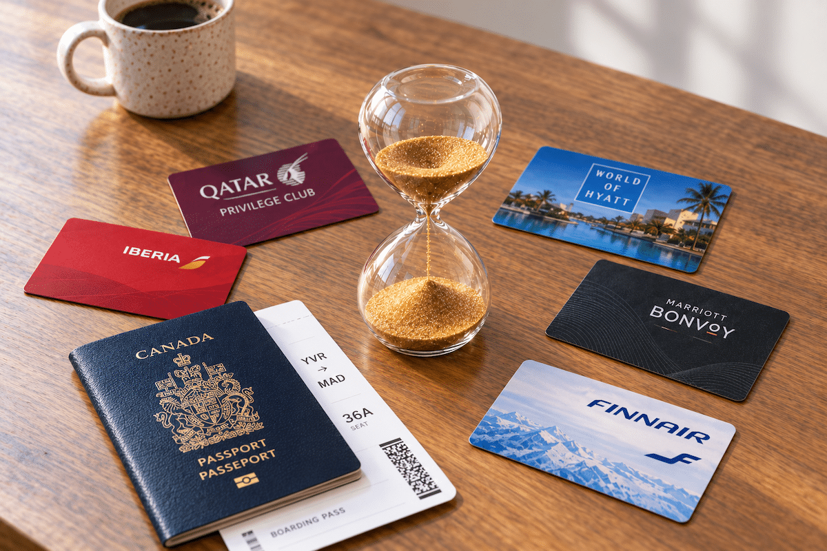 aging loyalty program accounts finnair bonvoy qatar world of hyatt iberia featured